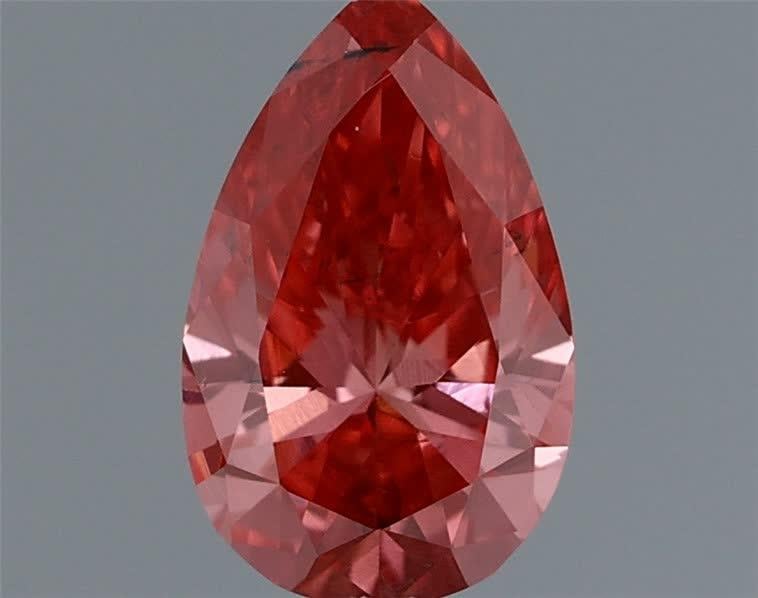 0.37 Ct. Fancy Vivid Pink Pear Lab Grown Diamond