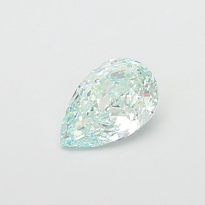 1.02 Ct. Fancy Vivid  Green Pear Lab Grown Diamond