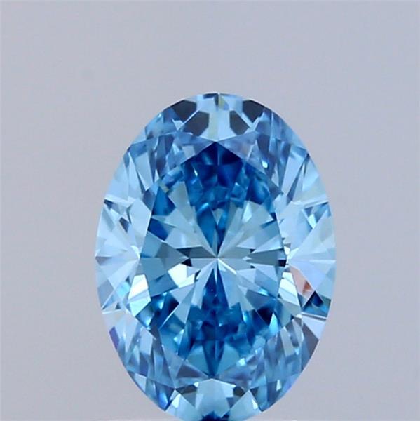 1.00 Ct. Fancy Vivid Blue Oval Lab Grown Diamond