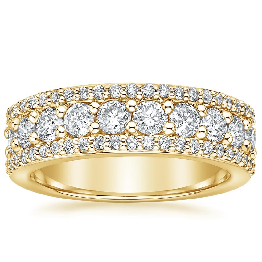 Capri Diamond Ring in 18K Yellow Gold