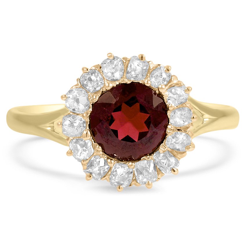 Victorian Garnet Vintage Ring | Janel | Brilliant Earth