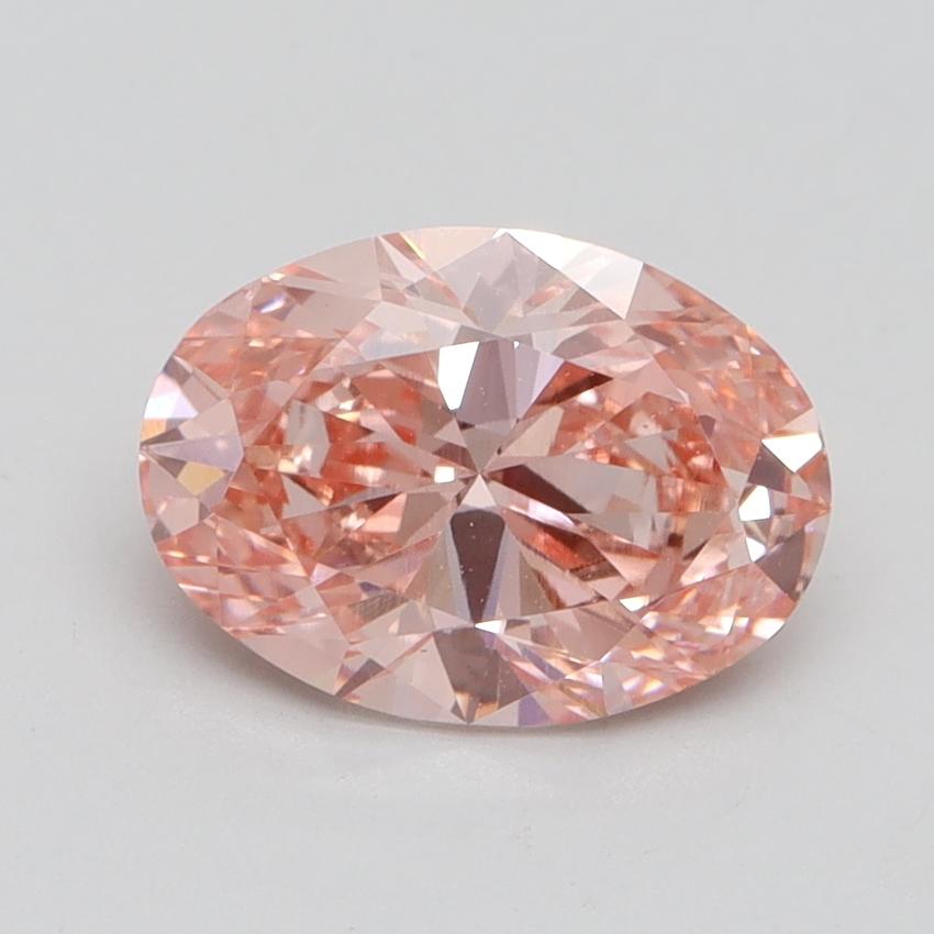1.80 Ct. Fancy Vivid Pink Oval Lab Grown Diamond