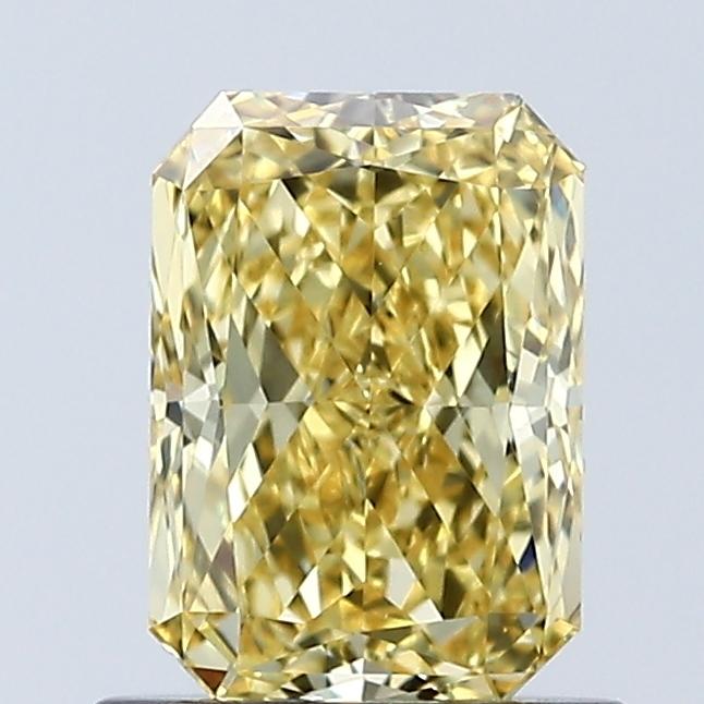 1.00 Ct. Fancy Vivid Yellow Radiant Lab Grown Diamond
