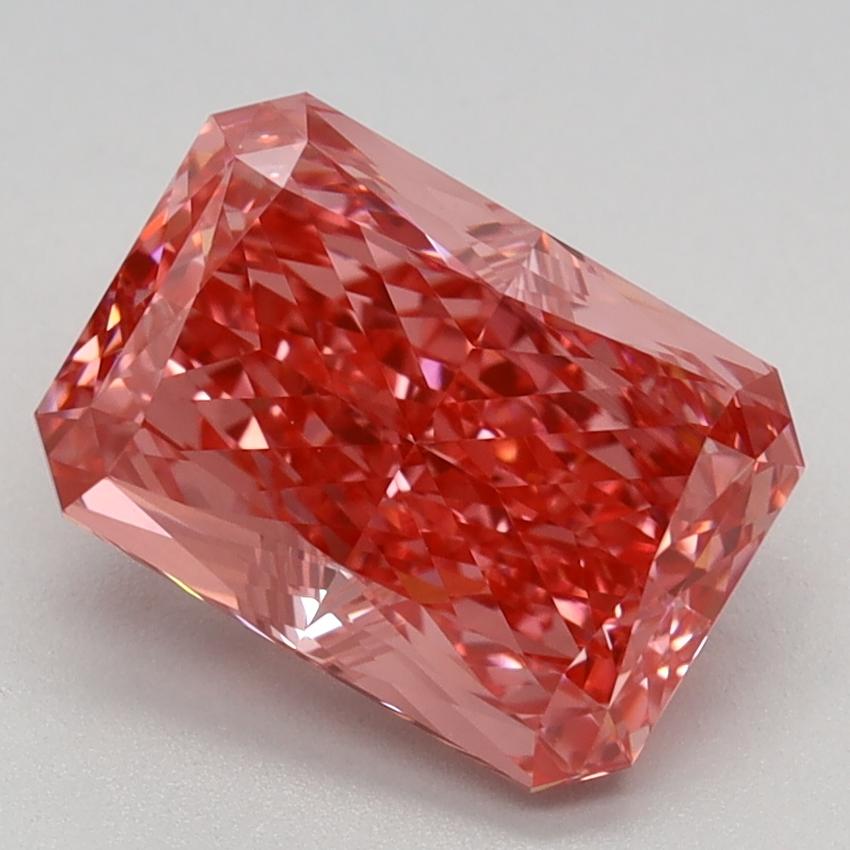 2.16 Ct. Fancy Vivid Pink Radiant Lab Grown Diamond