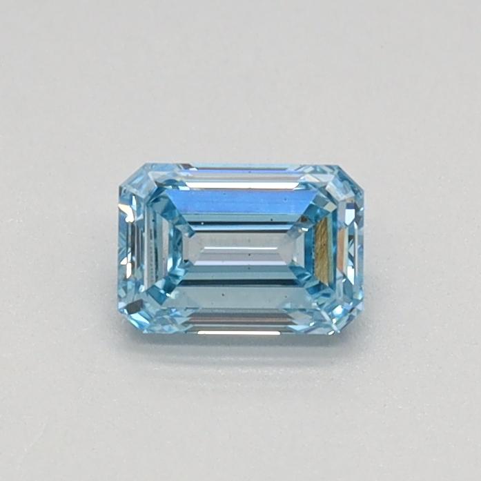 0.31 Ct. Fancy Intense Blue Emerald Lab Grown Diamond