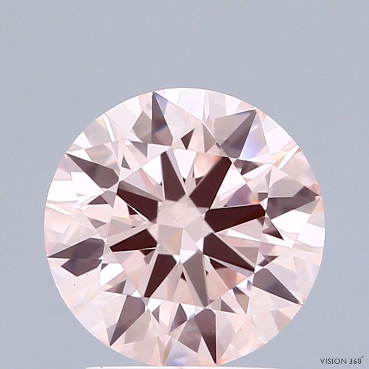 2.19 Ct. Fancy Intense Pink Round Lab Grown Diamond