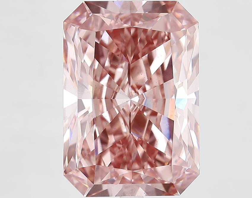 10.55 Ct. Fancy Vivid Pink Radiant Lab Grown Diamond