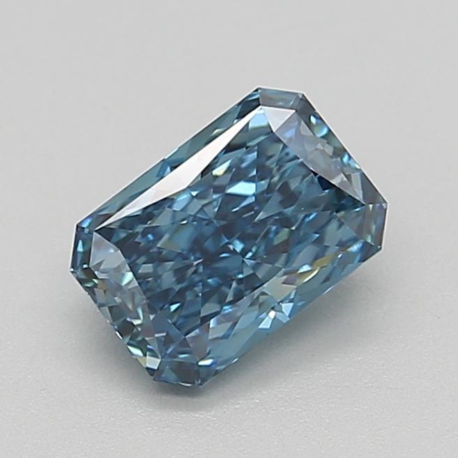 1.55 Ct. Fancy Vivid  Blue Radiant Lab Grown Diamond