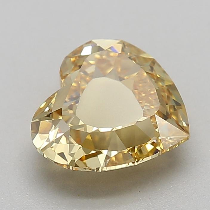 1.50 Ct. Fancy Intense  Yellow Heart Lab Grown Diamond