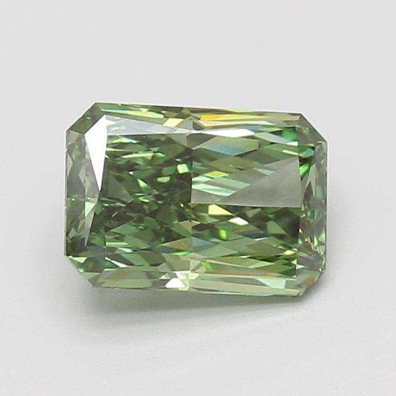 2.10 Ct. Fancy Vivid Green Radiant Lab Grown Diamond