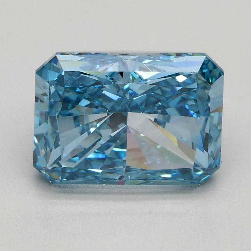 2.74 Ct. Fancy Vivid Blue Radiant Lab Grown Diamond