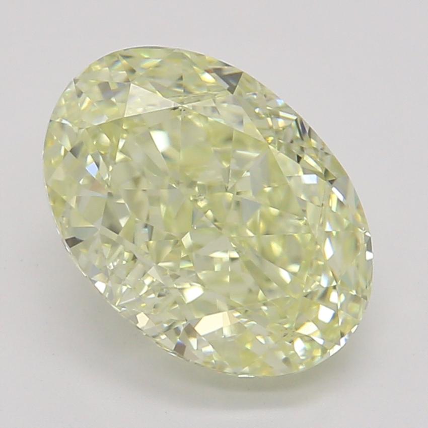 1.52 Ct. Fancy Light Yellow Oval Diamond