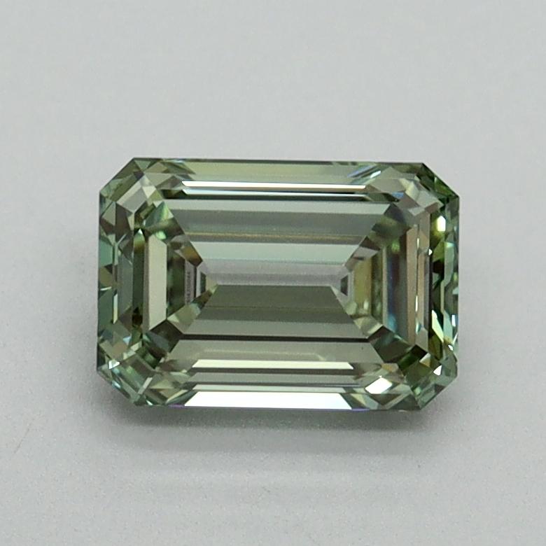 1.03 Ct. Fancy Intense Green Emerald Lab Grown Diamond