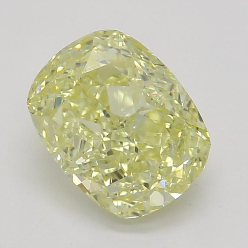 0.80 Ct. Fancy Yellow Cushion Diamond