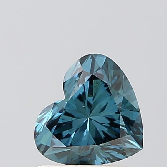 1.05 Ct. Fancy Deep  Blue Heart Lab Grown Diamond