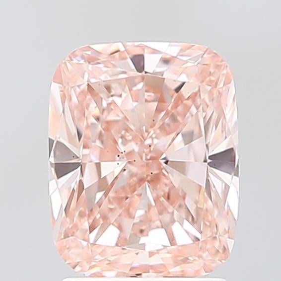 2.50 Ct. Fancy Intense Pink Cushion Lab Grown Diamond