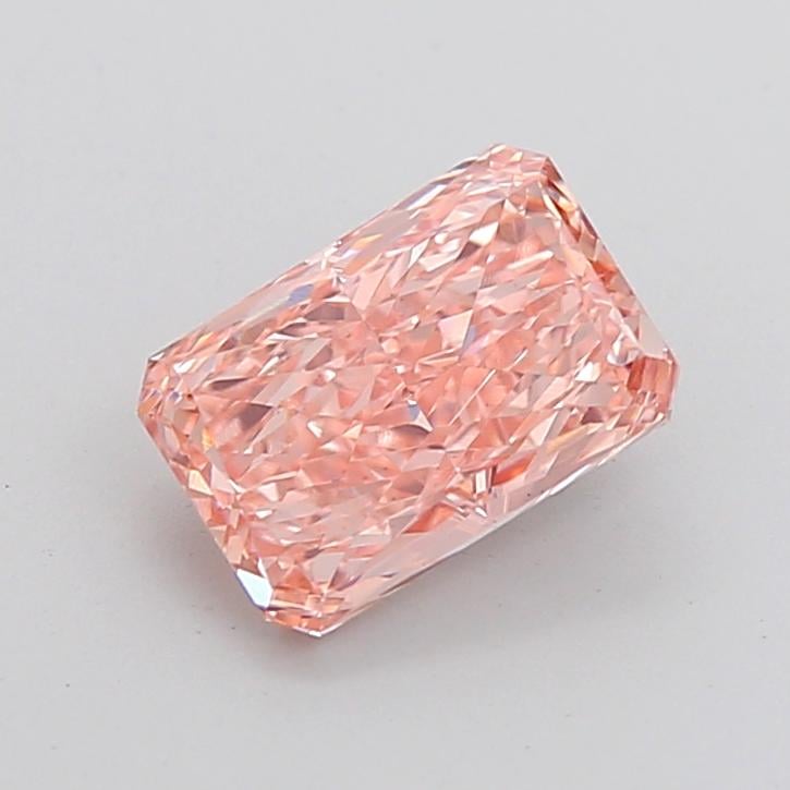 3.04 Ct. Fancy Intense  Pink Radiant Lab Grown Diamond