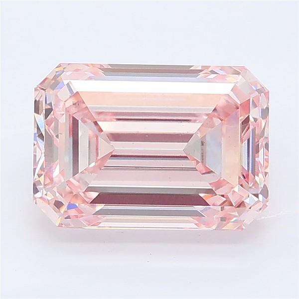 3.01 Ct. Fancy Light Pink Emerald Lab Grown Diamond