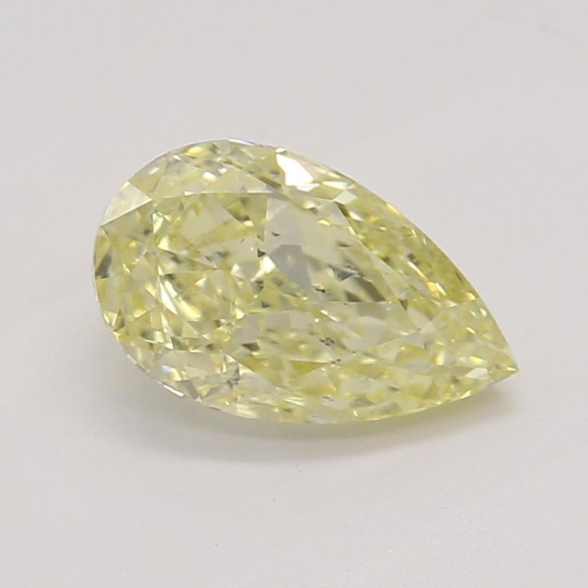 0.55 Ct. Fancy Yellow Pear Diamond