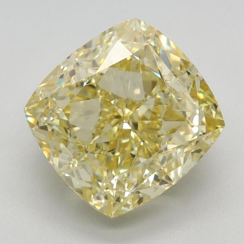 3.25 Ct. Fancy Intense Yellow Cushion Lab Grown Diamond