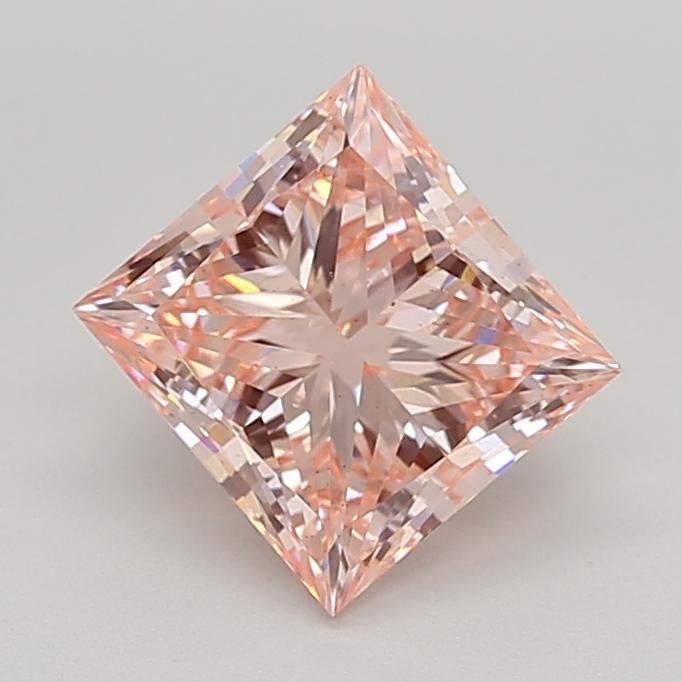 2.49 Ct. Fancy Intense  Pink Princess Lab Grown Diamond
