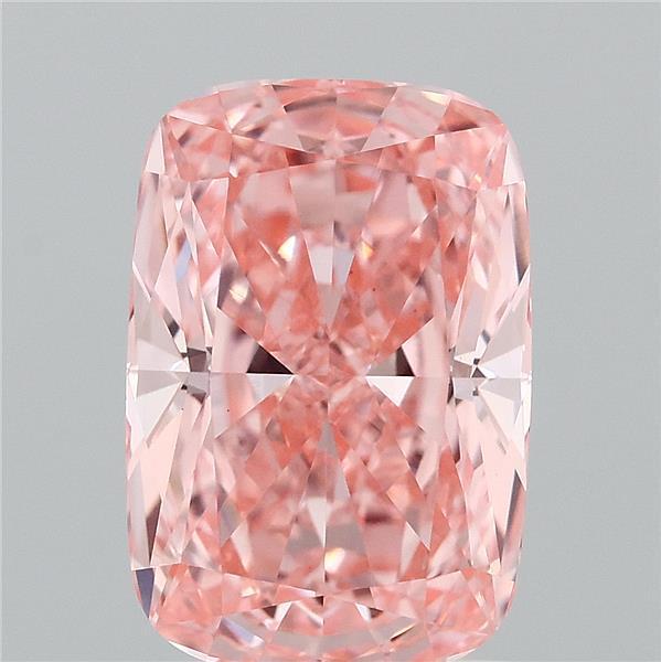 2.07 Ct. Fancy Vivid Pink Cushion Lab Grown Diamond