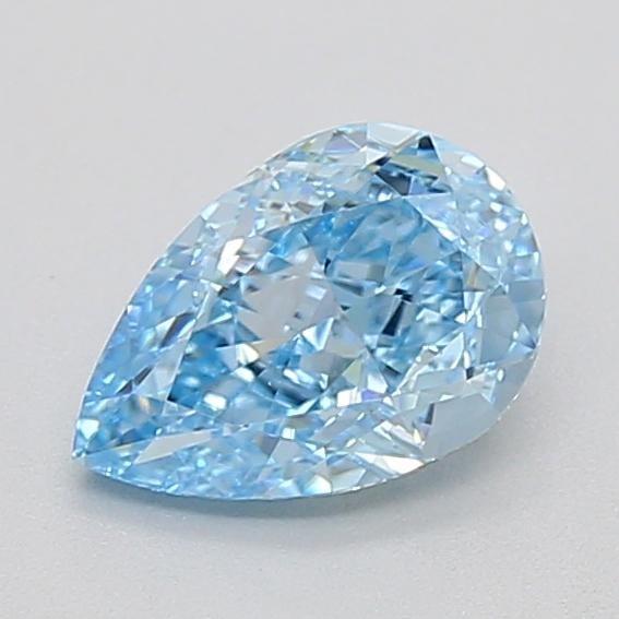 1.00 Ct. Fancy Vivid  Blue Pear Lab Grown Diamond