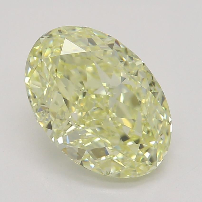 1.23 Ct. Fancy Light Yellow Oval Diamond