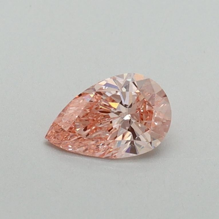 0.33 Ct. Fancy Vivid Pink Pear Lab Grown Diamond