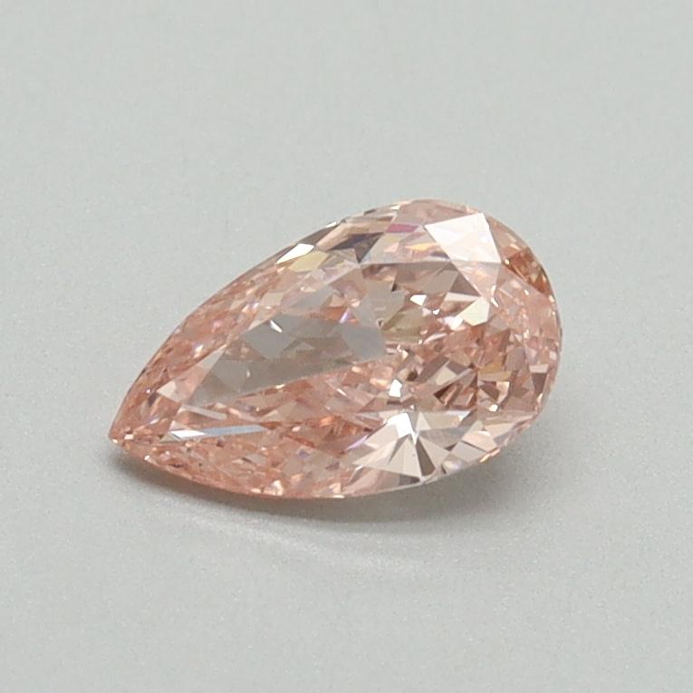 0.52 Ct. Fancy Intense Pink Pear Lab Grown Diamond