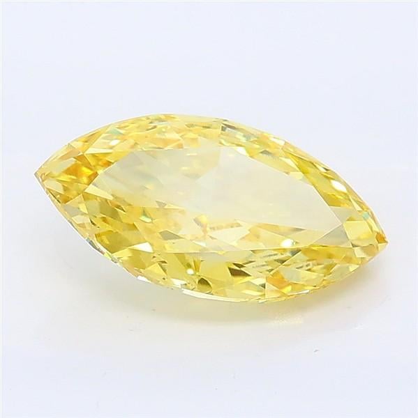 2.06 Ct. Fancy Intense Yellow Marquise Lab Grown Diamond