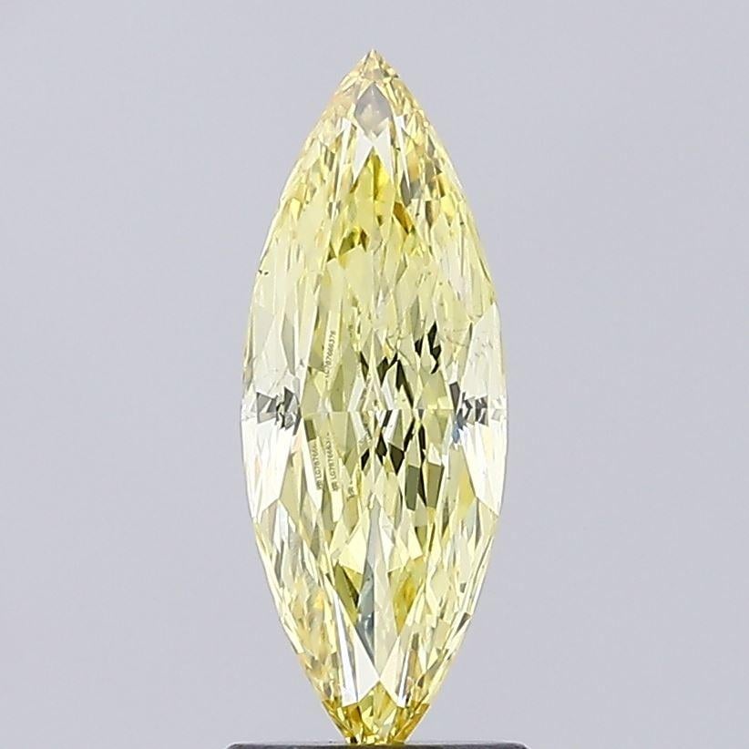 1.59 Ct. Fancy Intense Yellow Marquise Lab Grown Diamond