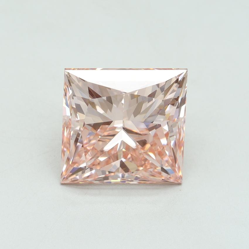 5.03 Ct. Fancy Vivid Pink Princess Lab Grown Diamond