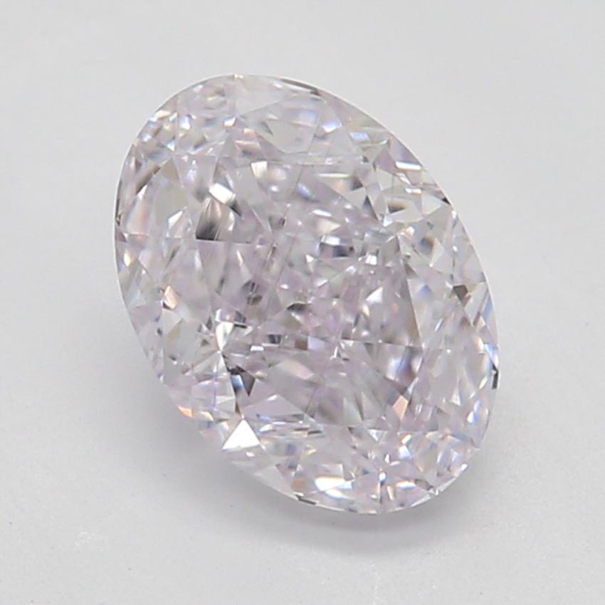 0.64 Ct. Light Pink Oval Diamond