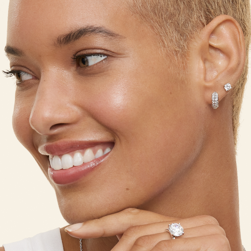 Carbon Capture Lab Diamond Stud Earrings (3/4 ct. tw.)