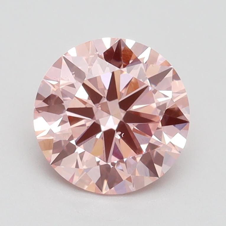 1.30 Ct. Fancy Intense Pink Round Lab Grown Diamond