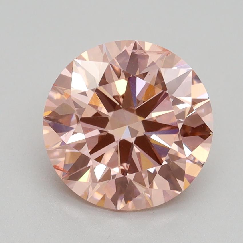 2.12 Ct. Fancy Intense Pink Round Lab Grown Diamond
