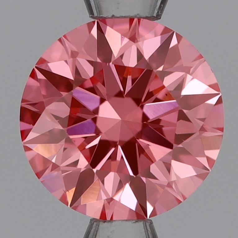 1.07 Ct. Fancy Vivid Pink Round Lab Grown Diamond