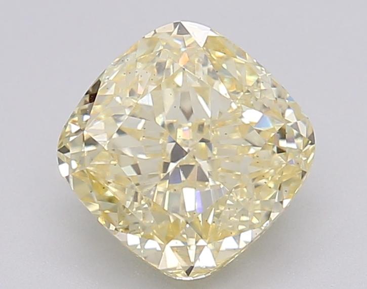 1.51 Ct. Fancy Intense Yellow Cushion Lab Grown Diamond