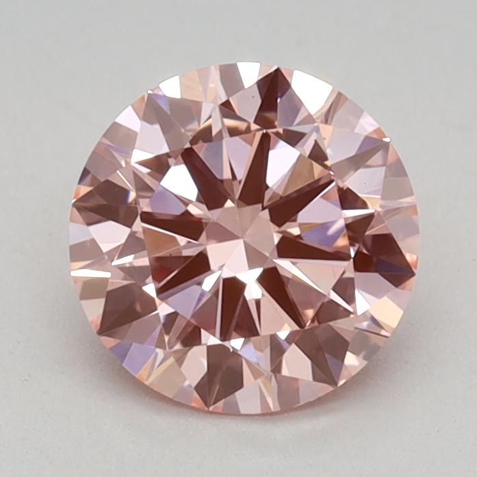 0.80 Ct. Fancy Vivid Pink Round Lab Grown Diamond