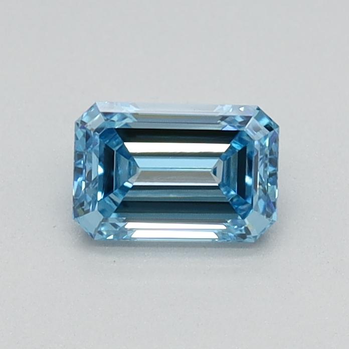0.37 Ct. Fancy Intense Blue Emerald Lab Grown Diamond