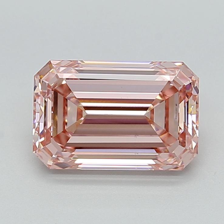 3.00 Ct. Fancy Intense  Pink Emerald Lab Grown Diamond