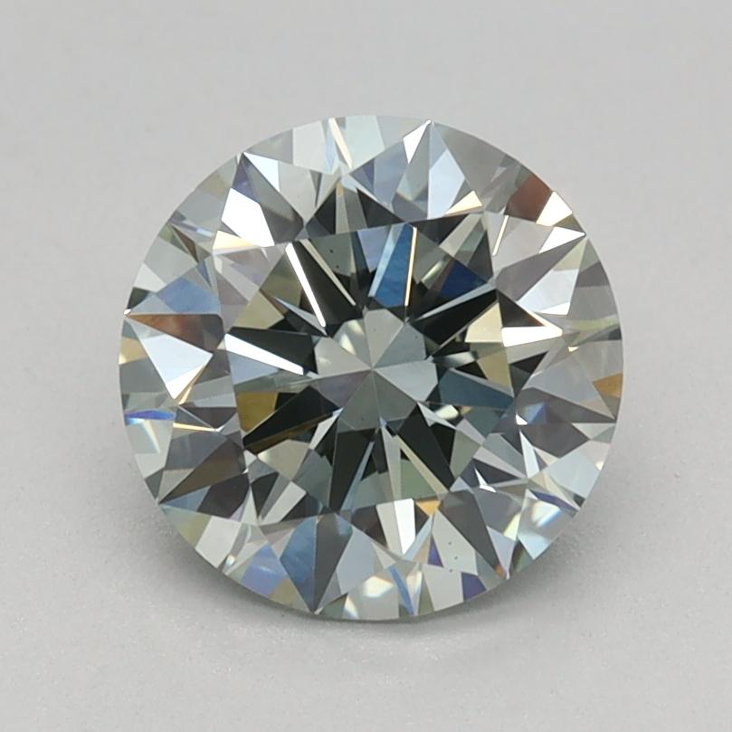 1.07 Ct. Fancy Intense Green Round Lab Grown Diamond