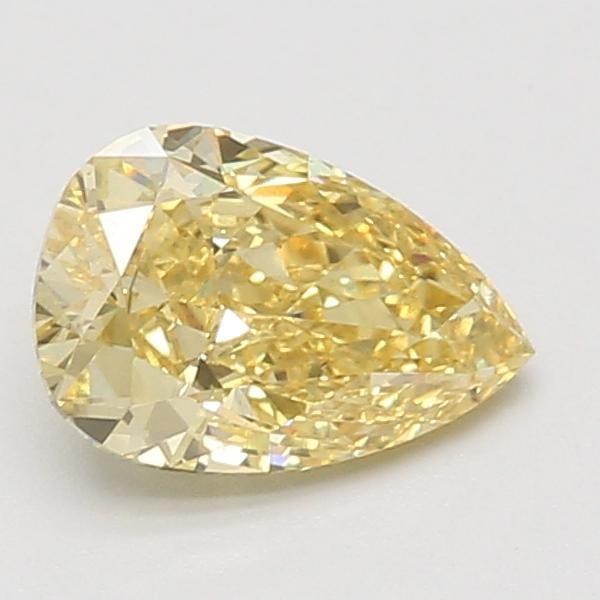 1.43 Ct. Fancy Intense Yellow Pear Lab Grown Diamond