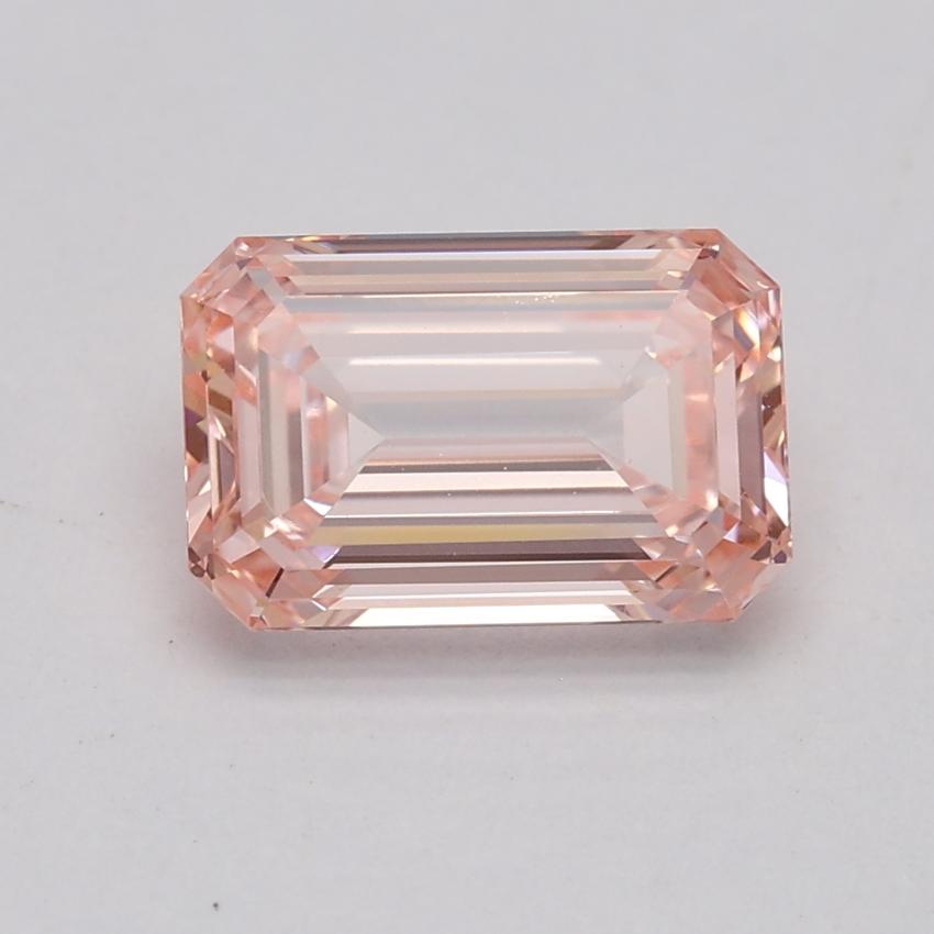 1.33 Ct. Fancy Intense Pink Emerald Lab Grown Diamond