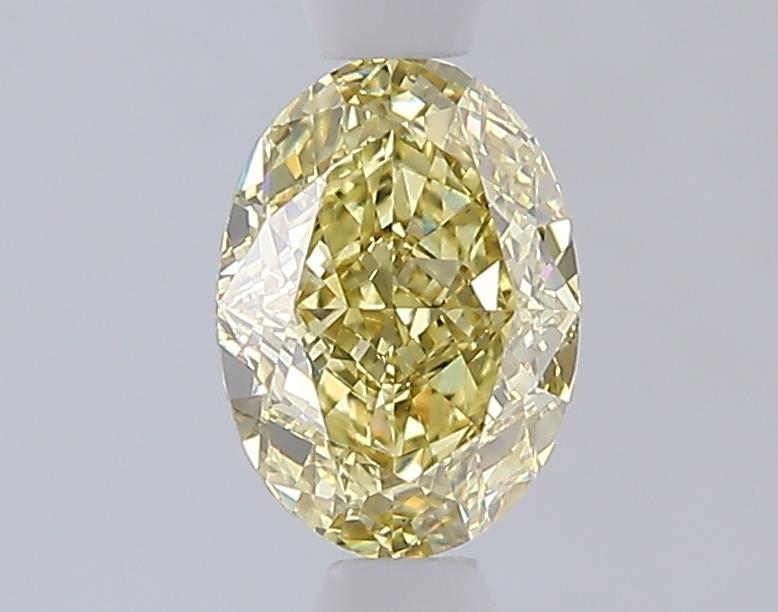1.05 Ct. Fancy Intense  Yellow Oval Lab Grown Diamond