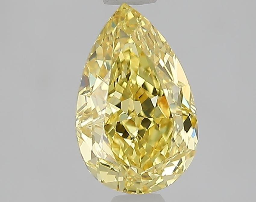 1.59 Ct. Fancy Vivid Yellow Yellow Pear Lab Grown Diamond