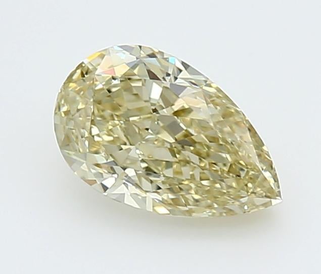 1.01 Ct. Fancy Light  Yellow Pear Lab Grown Diamond