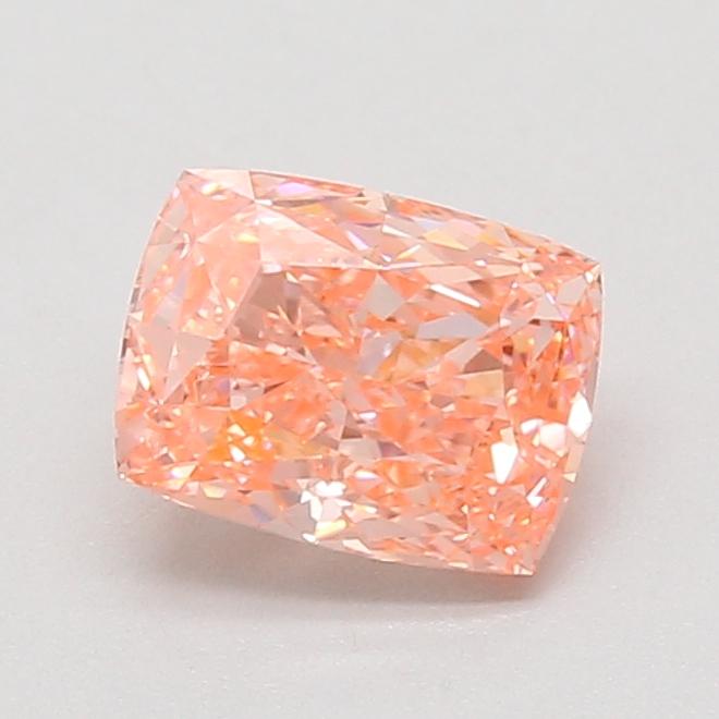 1.51 Ct. Fancy Vivid Pink Cushion Lab Grown Diamond