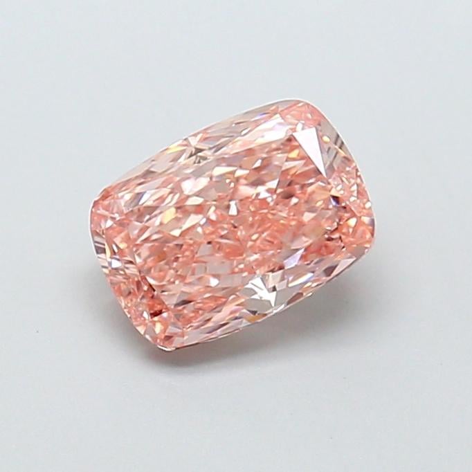 1.51 Ct. Fancy Intense Brownish Orange Cushion Lab Grown Diamond